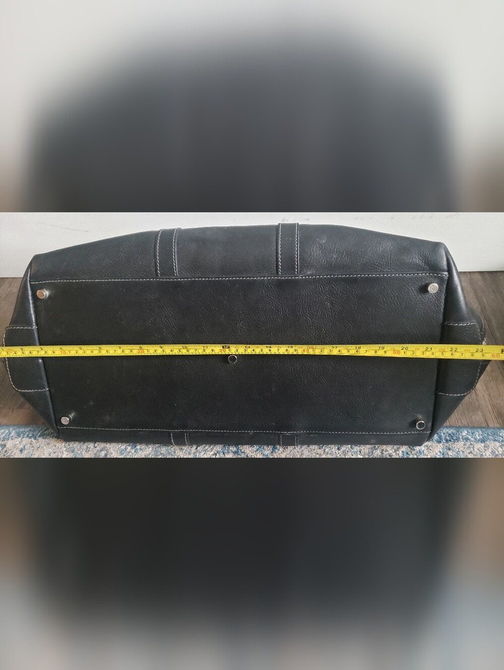 Cole Haan Leather Duffle Bag - Picture 9 of 11